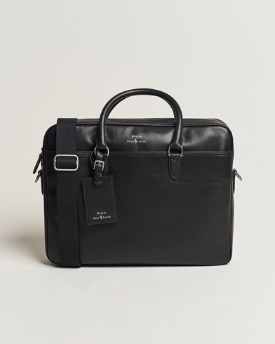 Herr | Portföljer | Polo Ralph Lauren | Leather Commuter Bag  Black