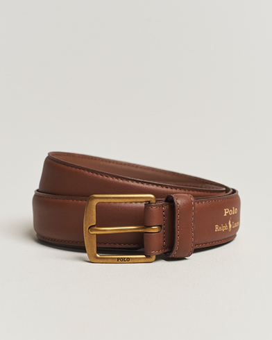 Herr | Släta bälten | Polo Ralph Lauren | Leather Belt Brown