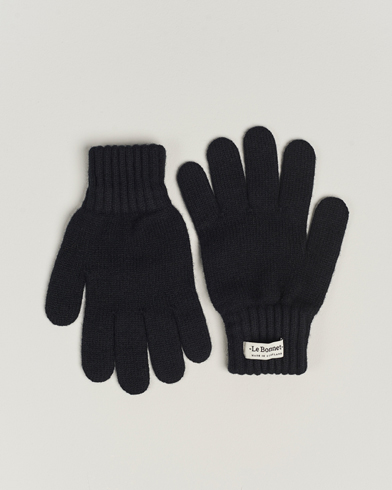 Herr | Handskar | Le Bonnet | Merino Wool Gloves Onyx