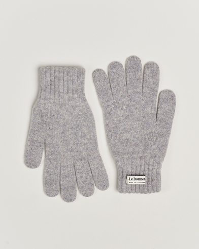 Herr | Gamla produktbilder | Le Bonnet | Merino Wool Gloves Smoke