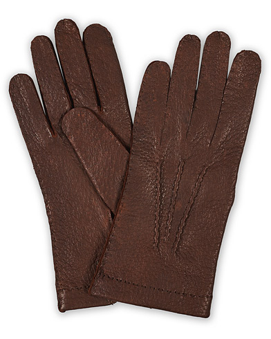 Herr | Värmande accessoarer | Hestra | Peccary Handsewn Unlined Glove Sienna
