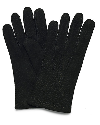 Handskar |  Carpincho Handsewn Cashmere Glove Black