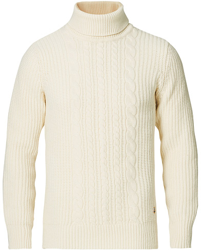 Herr |  | Armor-lux | Cable Knit Turtleneck Nature