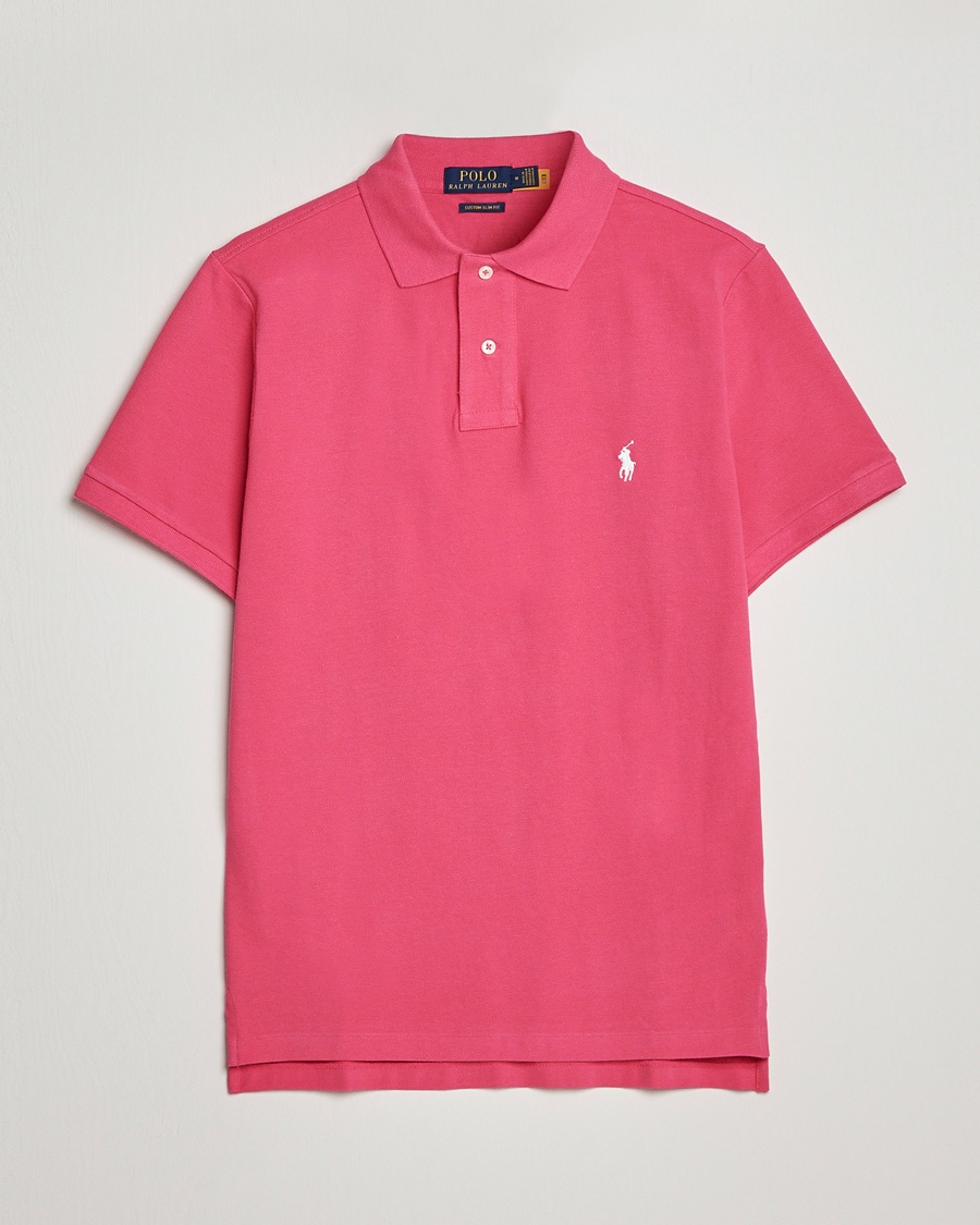 Polo Ralph Lauren Custom Slim Fit Polo Hot Pink – Rosa