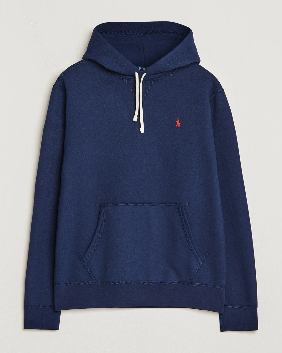Polo Ralph Lauren RL Fleece Hoodie Cruise Navy – Blå