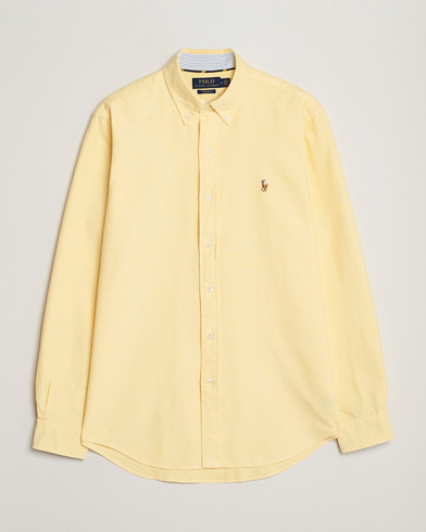 Herr |  | Polo Ralph Lauren | Custom Fit Oxford Button Down Shirt Yellow