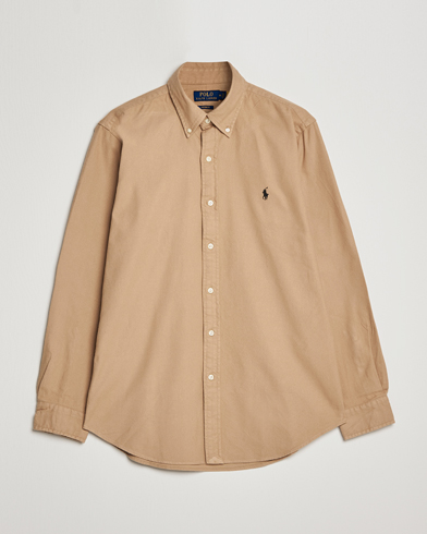 Herr | Casual | Polo Ralph Lauren | Custom Fit Brushed Flannel Shirt Vintage Khaki