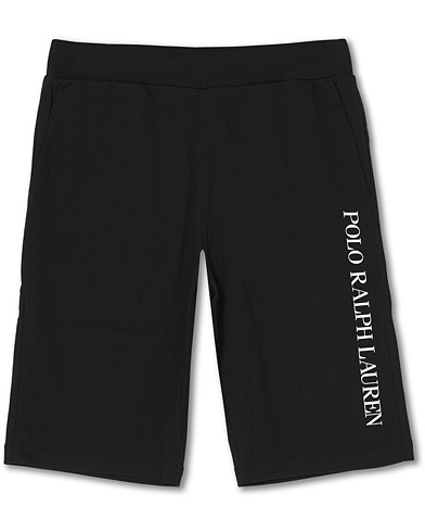 Shorts |  Loop Back Jersey Shorts Polo Black