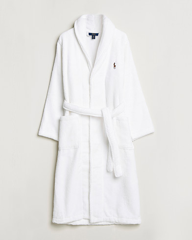 Herr | Morgonrockar | Polo Ralph Lauren | Cotton Terry Robe White White