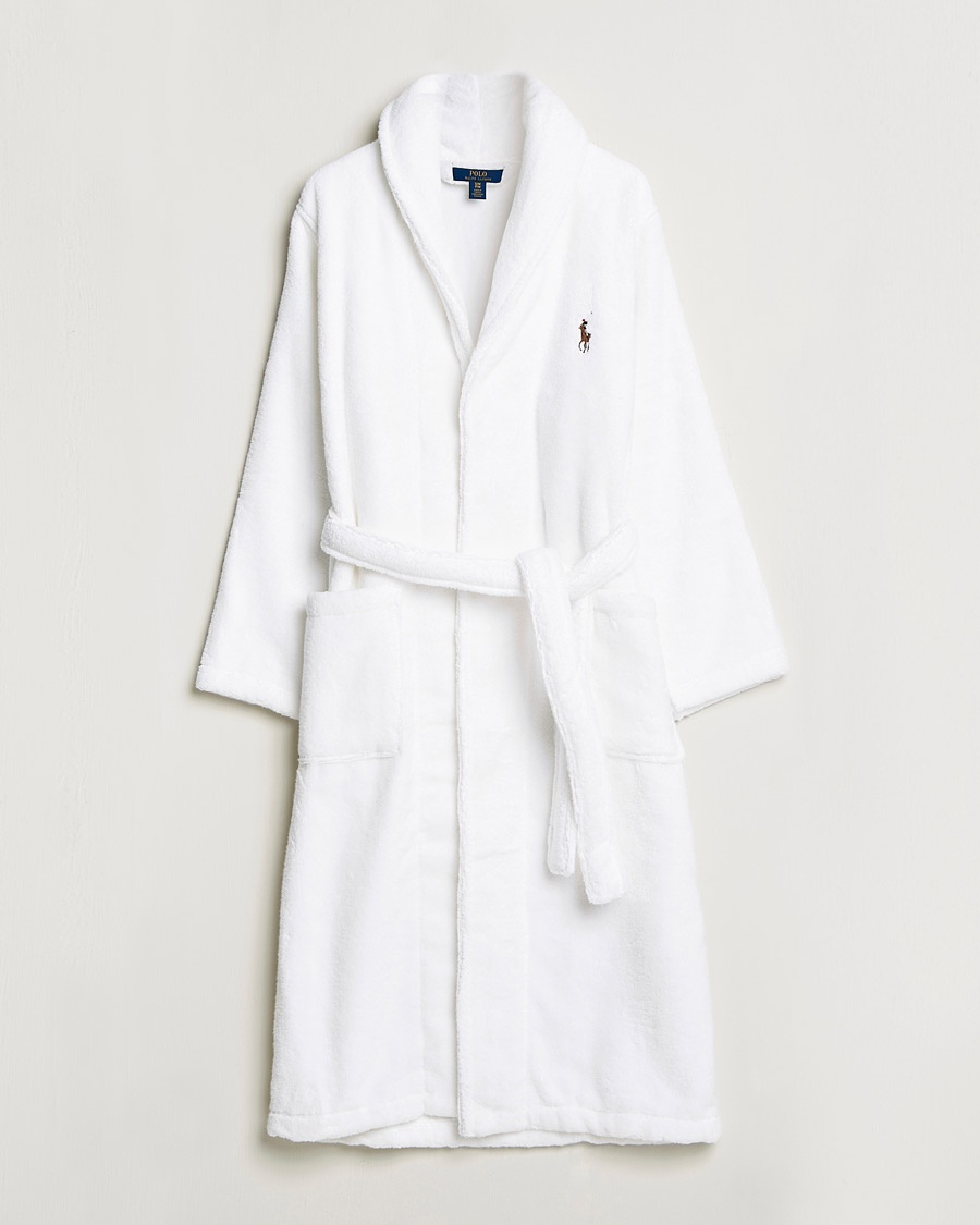 Polo Ralph Lauren Cotton Terry Robe White White – Vit