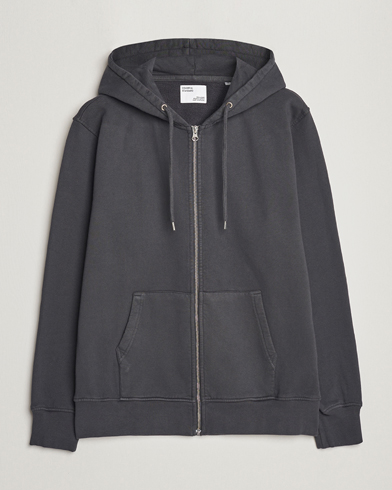 Herr | Wardrobe basics | Colorful Standard | Classic Organic Full Zip Hood Lava Grey