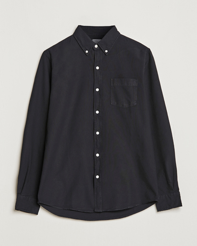 Oxfordskjortor |  Classic Organic Oxford Button Down Shirt Deep Black
