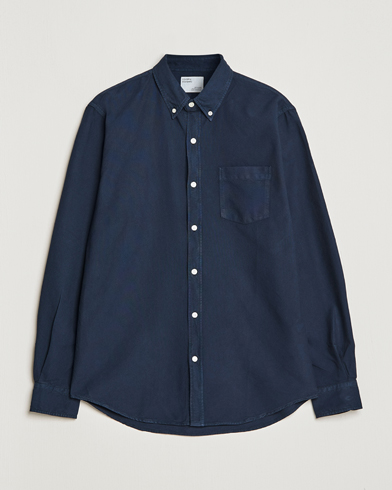 Herr | Avdelningar | Colorful Standard | Classic Organic Oxford Button Down Shirt Navy Blue
