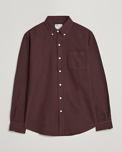 Herr | Oxfordskjortor | Colorful Standard | Classic Organic Oxford Button Down Shirt Oxblood Red