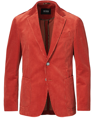 Manchesterkavajer |  Hanry Corduroy Patch Pocket Blazer Medium Red