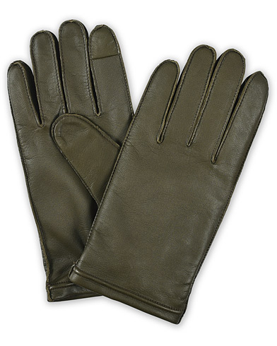 Handskar |  Kranto Leather Gloves Dark Green