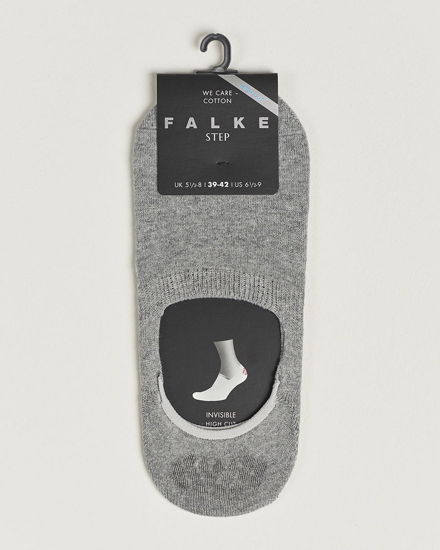 Herr | Ankelstrumpor | Falke | Casual High Cut Sneaker Socks Light Grey Melange
