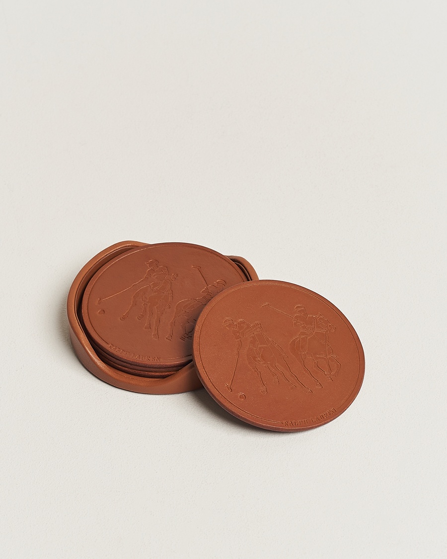 Herr | Till hemmet | Ralph Lauren Home | Garrett Leather Coaster Set