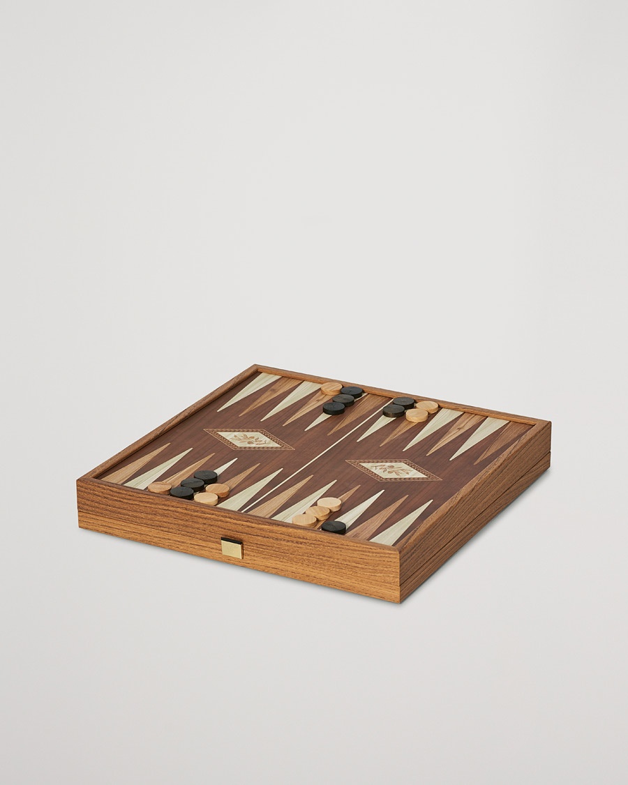 Manopoulos Chess/Backgammon Combo Game – Brun