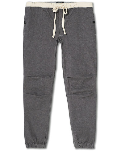 Drawstringbyxor |  Military Gym Pants Grey Melange
