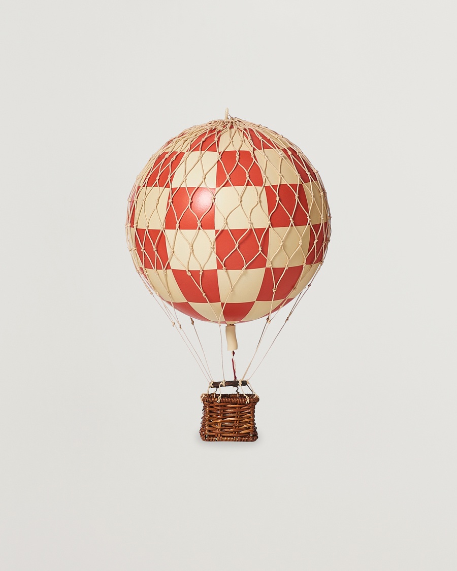 Authentic Models Travels Light Balloon Check Red – Röd