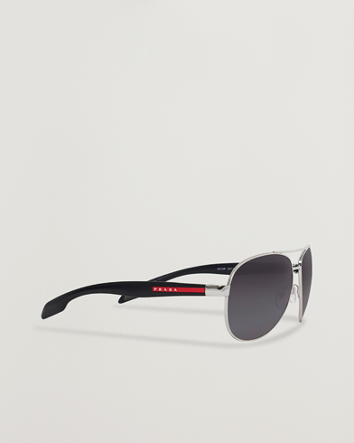 Herr | Solglasögon | Prada Linea Rossa | 0PS 53PS Polarized Sunglasses Silver