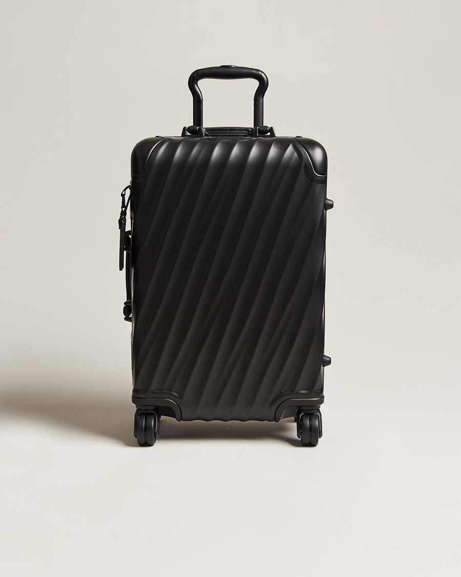 TUMI International Carry-on Aluminum Trolley Matte Black – Svart