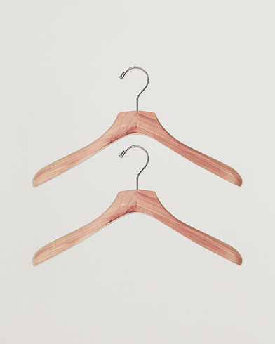 Wardrobe basics |  2-Pack Cedar Wood Jacket Hanger