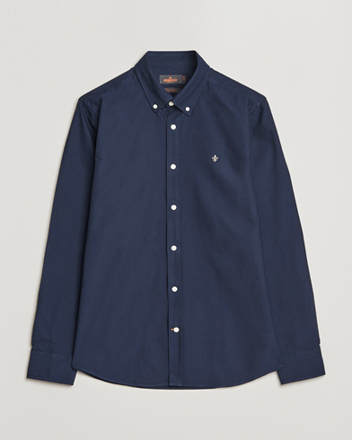 Herr | Oxfordskjortor | Morris | Oxford Button Down Cotton Shirt Navy