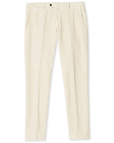 Manchesterbyxor |  Slim Fit Corduroy Trousers Creme
