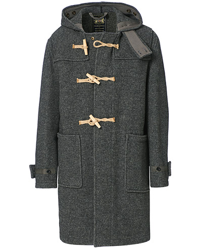 Dufflar |  Anniversary Monty Boiled Wool Duffle Coat Grey