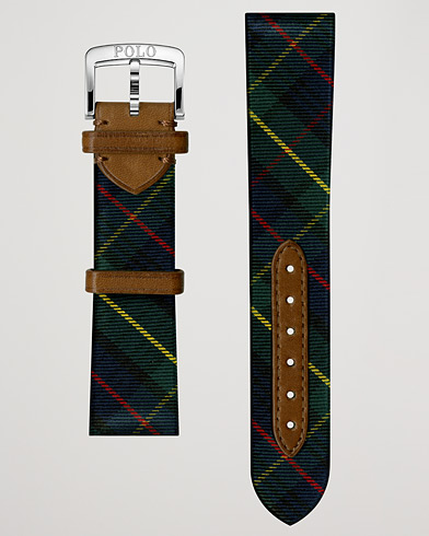 Herr | Klockarmband | Polo Ralph Lauren | Sporting Silk Strap Tartan