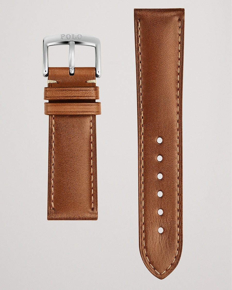 Polo Ralph Lauren Sporting Leather Strap Used Burnished – Brun