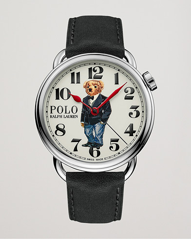 Herr | Fine watches | Polo Ralph Lauren | 42mm Automatic Denim Tux Bear White Dial