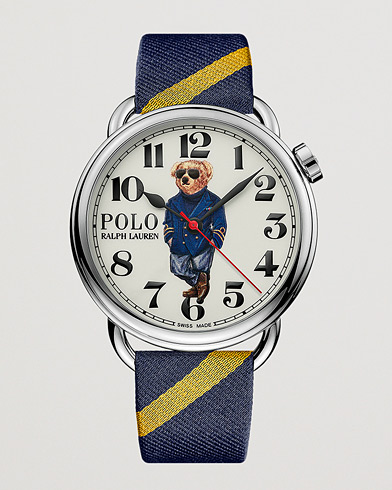 Herr | Fine watches | Polo Ralph Lauren | 42mm Automatic Nautical Bear White Dial