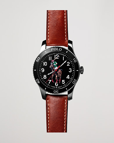Herr | Fine watches | Polo Ralph Lauren | 42mm Automatic Pony Player  Black Dial