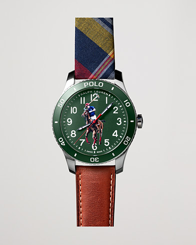 Herr | Fine watches | Polo Ralph Lauren | 42mm Automatic Pony Player  Green Dial
