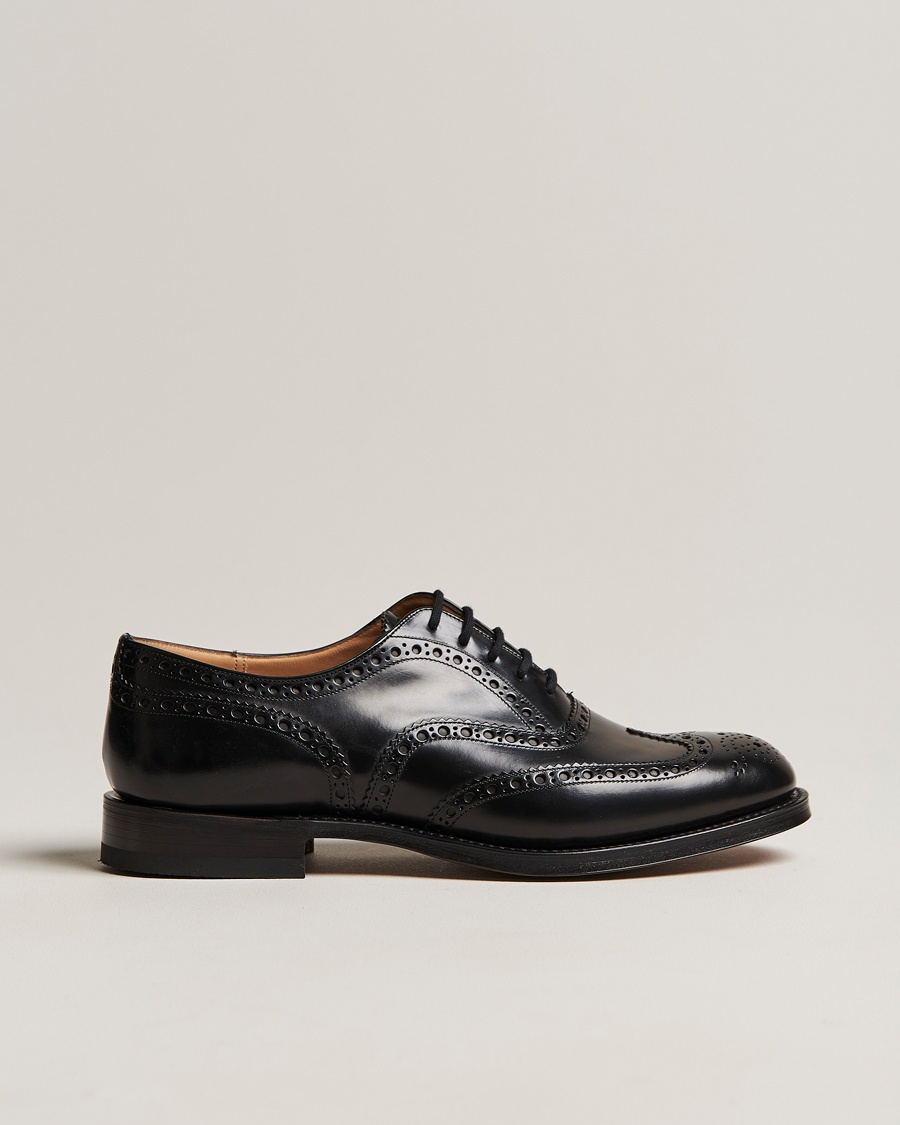 Herr | | Church's | Burwood Polished Binder Brogue Black