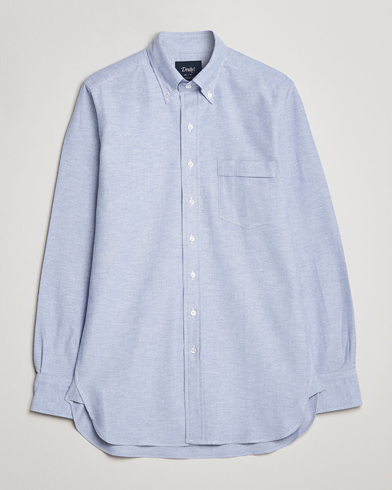 Herr | Drake's | Drake's | Button Down Oxford Shirt Blue