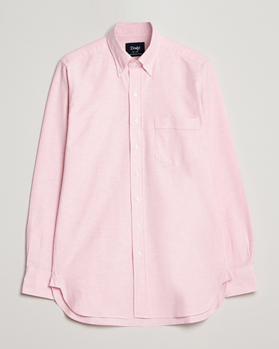 Herr | Oxfordskjortor | Drake's | Button Down Oxford Shirt Pink