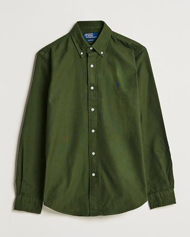 Herr | Flanellskjortor | Polo Ralph Lauren | Brushed Flannel Shirt Classic Drab