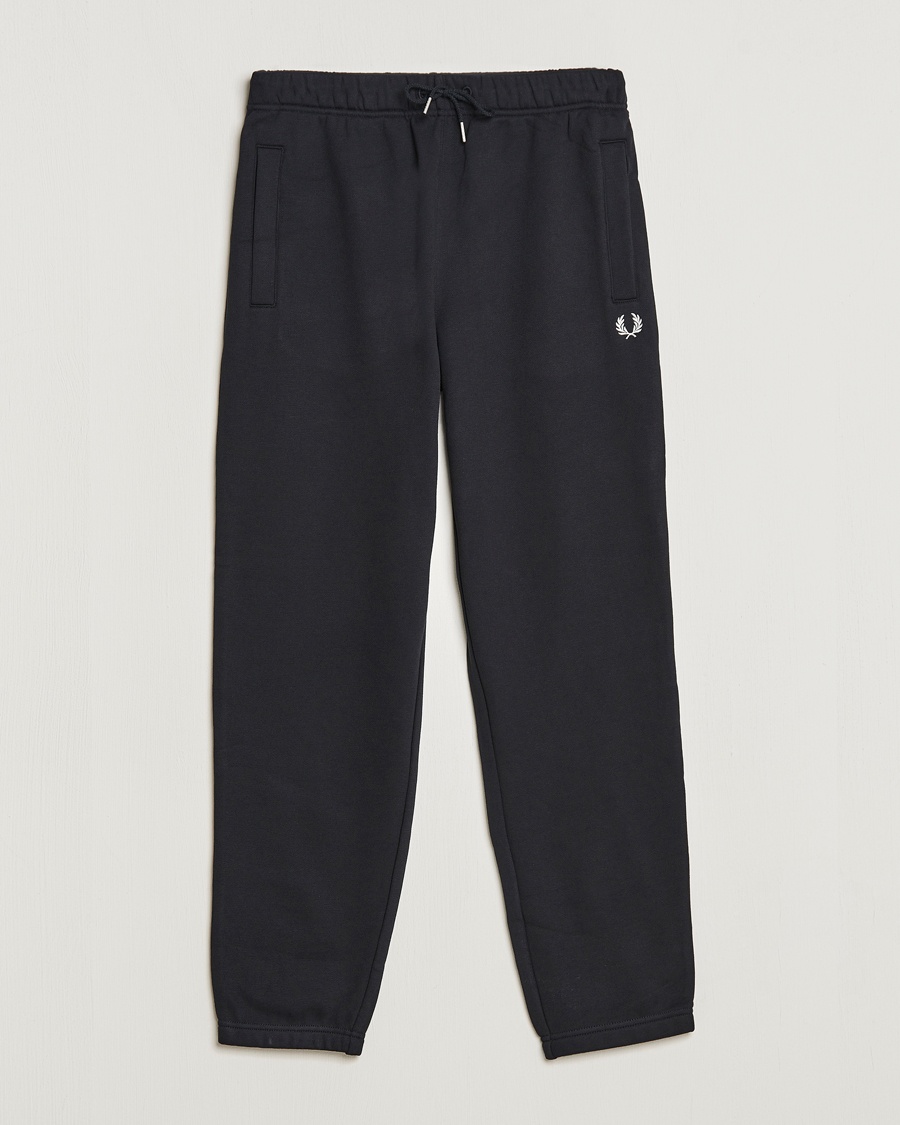 Herr | Byxor | Fred Perry | Loopback Sweatpants Black