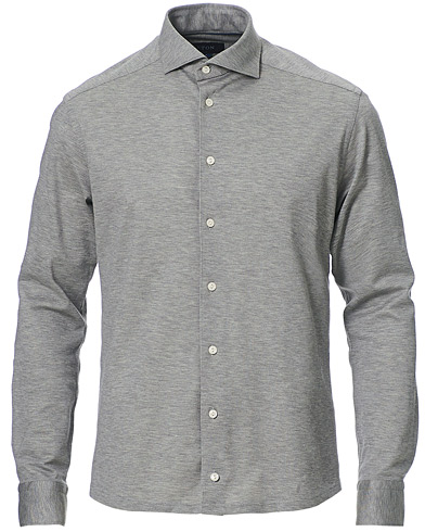 Pikéskjorta |  Cotton Pique Shirt Grey