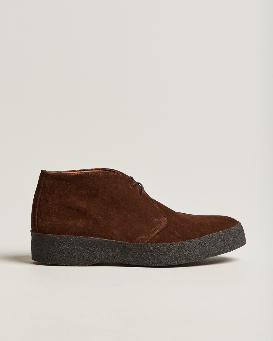 Sanders Joel Chukka Boot Polo Snuff Suede – Brun