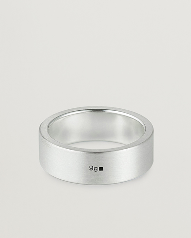 Herr | Ringar | LE GRAMME | Ribbon Brushed Ring Sterling Silver 9g