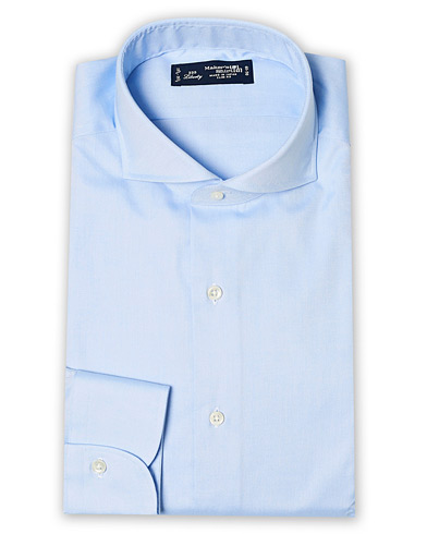 Japanese Department |  Slim Fit Pinpoint Oxford Cutaway Shirt Sky Blue