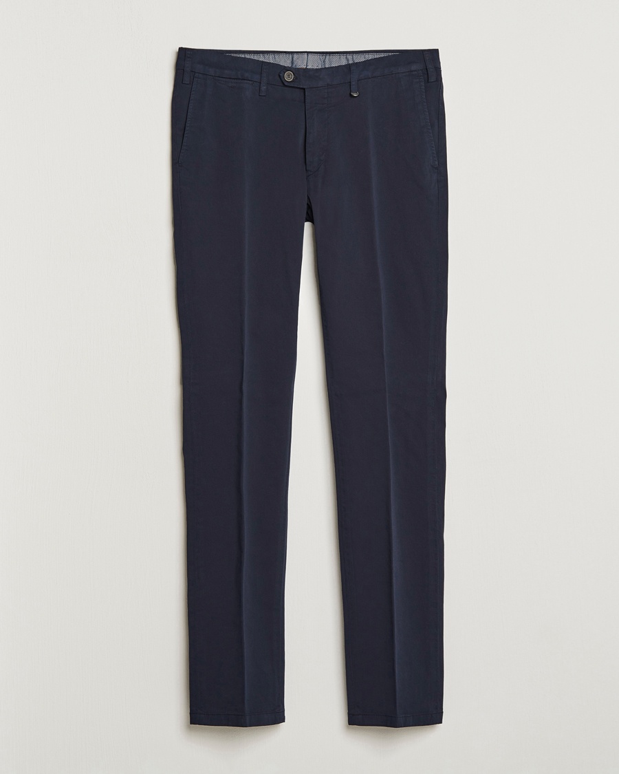 Canali Cotton Stretch Chinos Navy