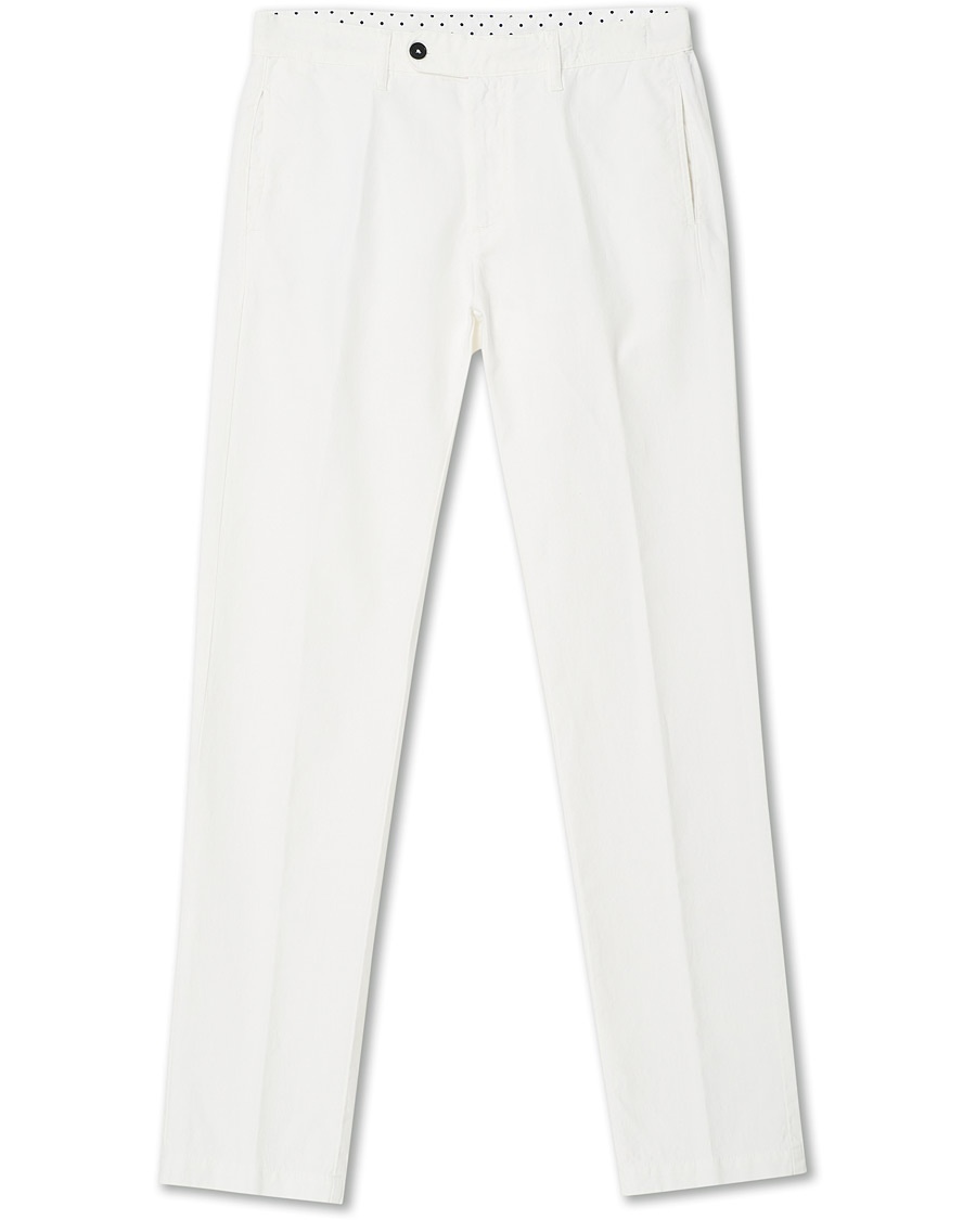  Winch Panama Cotton Trousers White