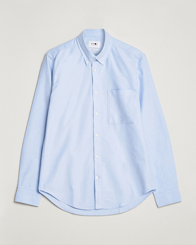 Herr | NN07 | NN07 | Arne Button Down Oxford Shirt Light Blue