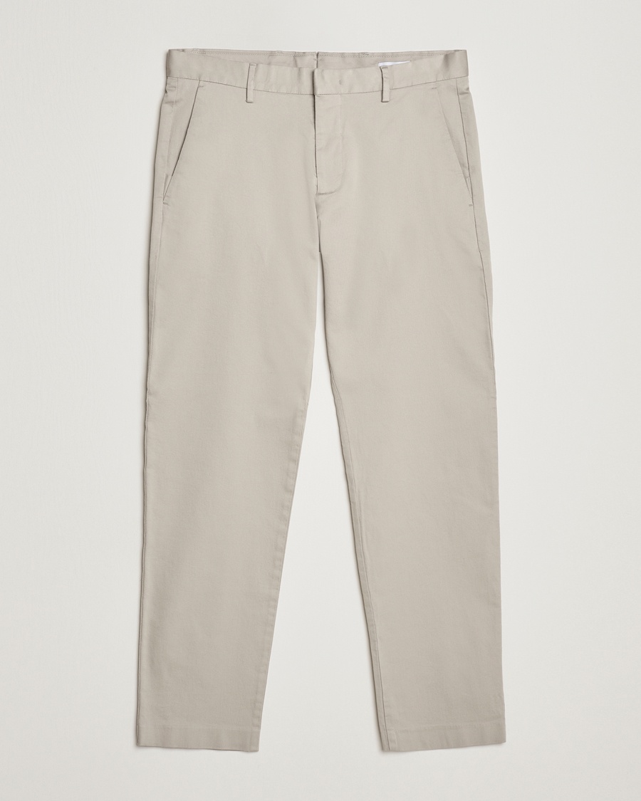 Herr | NN07 | NN07 | Theo Regular Fit Stretch Chinos Light Grey